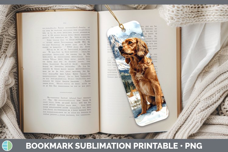 GorgeousWinter Dogs Bookmark design.