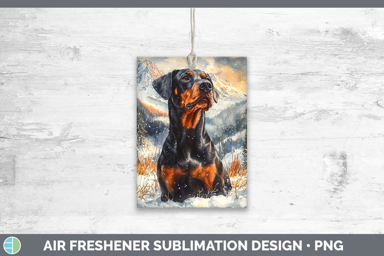 GorgeousWinter Dogs Air Freshener design.