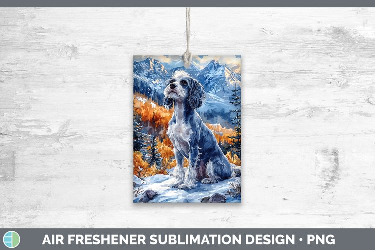 GorgeousWinter Dogs Air Freshener design.