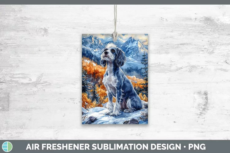 Winter Dogs Hairless Chinese Crested Dog Air Freshener Subli