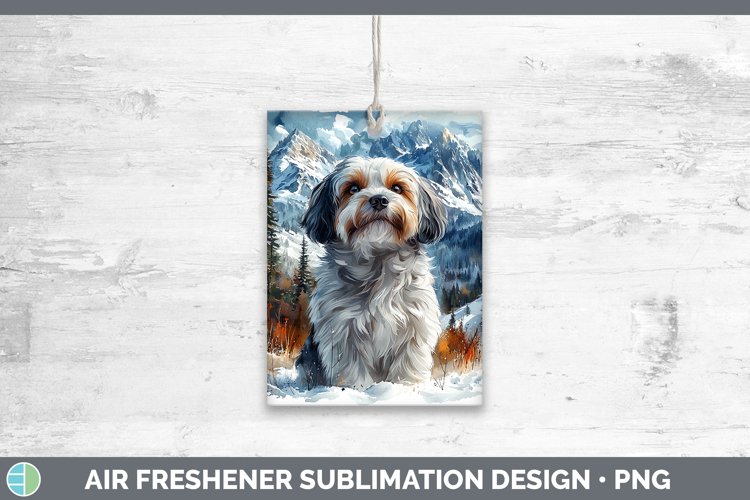 GorgeousWinter Dogs Air Freshener design.