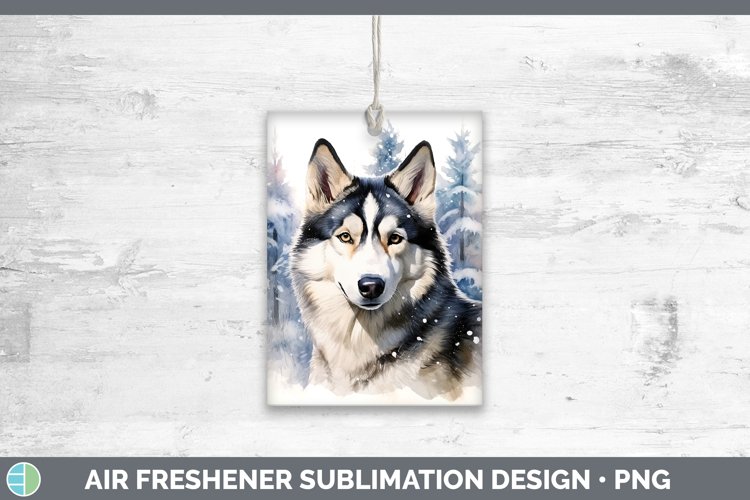 GorgeousWinter Dogs Air Freshener design.