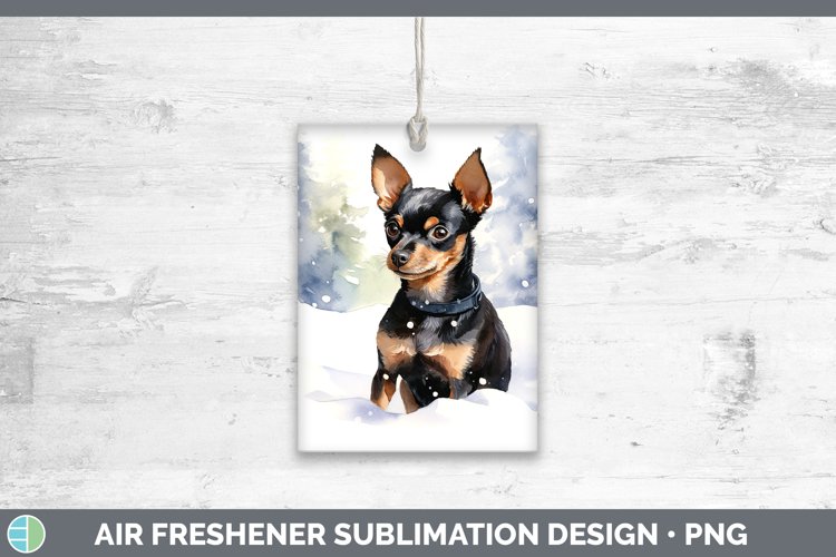 GorgeousWinter Dogs Air Freshener design.