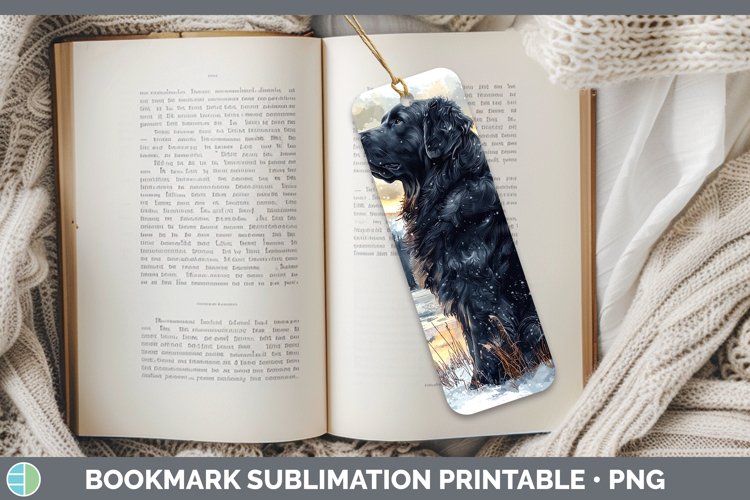 GorgeousWinter Dogs Bookmark design.