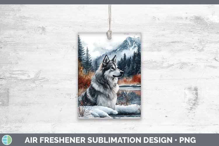 GorgeousWinter Dogs Air Freshener design.