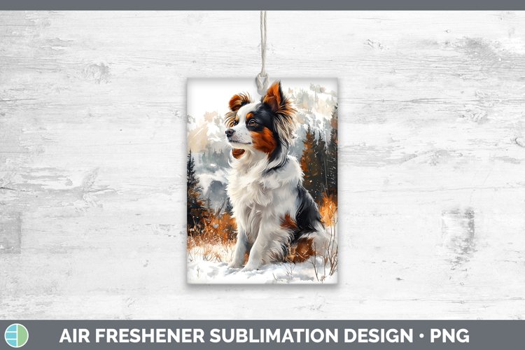 GorgeousWinter Dogs Air Freshener design.