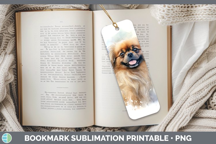 GorgeousWinter Dogs Bookmark design.