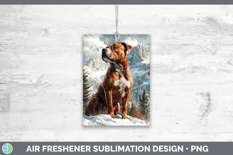 GorgeousWinter Dogs Air Freshener design.