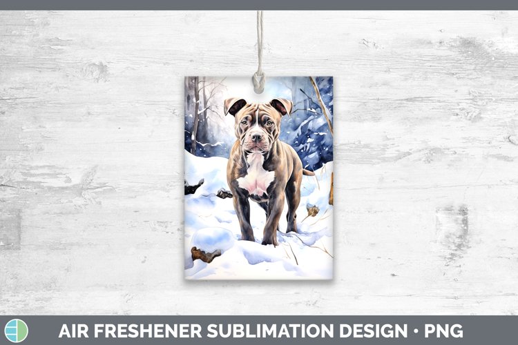 GorgeousWinter Dogs Air Freshener design.