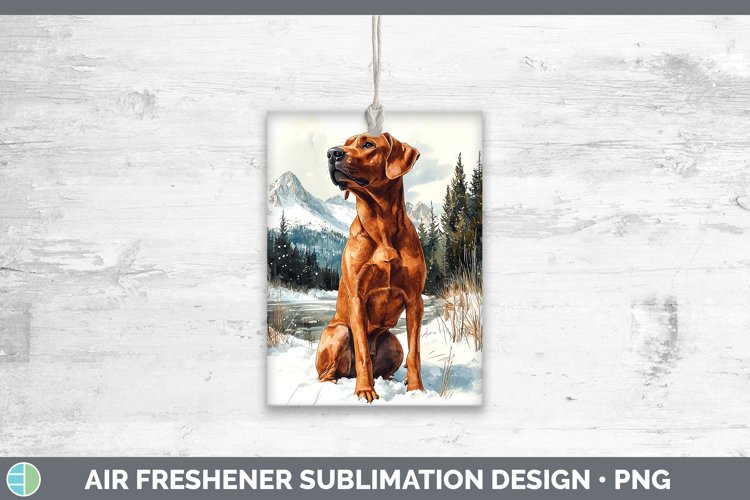 GorgeousWinter Dogs Air Freshener design.