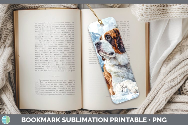 GorgeousWinter Dogs Bookmark design.
