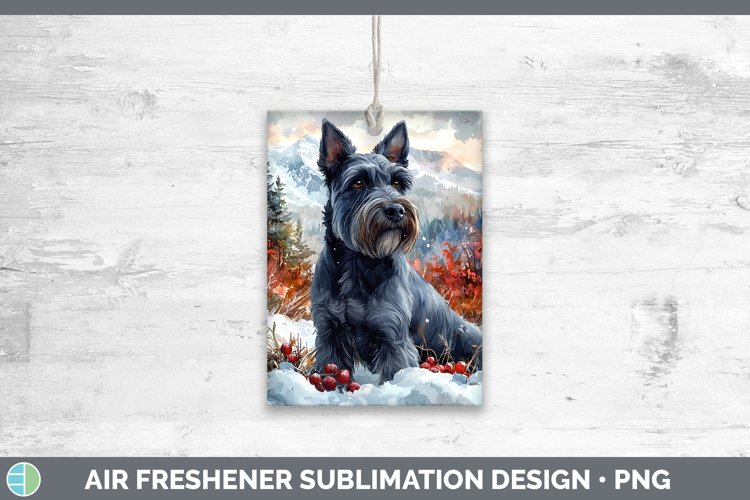 GorgeousWinter Dogs Air Freshener design.