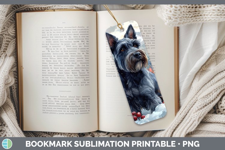 GorgeousWinter Dogs Bookmark design.