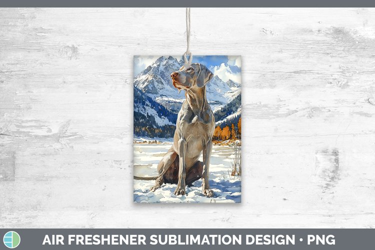 GorgeousWinter Dogs Air Freshener design.