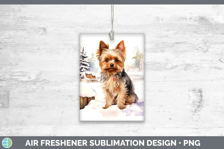 GorgeousWinter Dogs Air Freshener design.