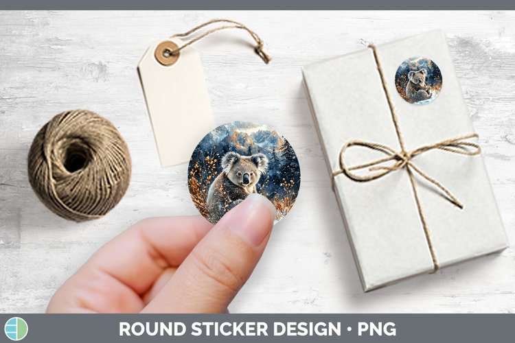 GorgeousWinter Exotic Animals Stickers design.