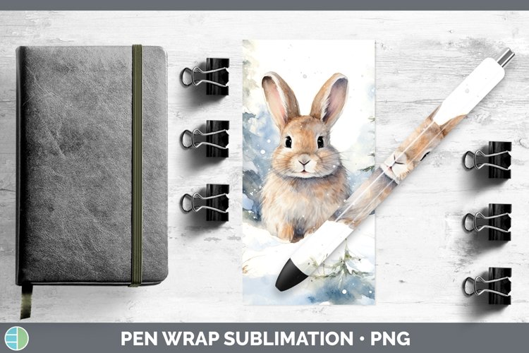 GorgeousWinter Farm Animals Pen Wrap design.