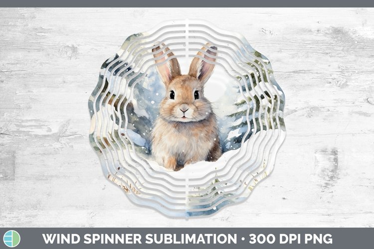 GorgeousWinter Farm Animals Wind Spinner design.