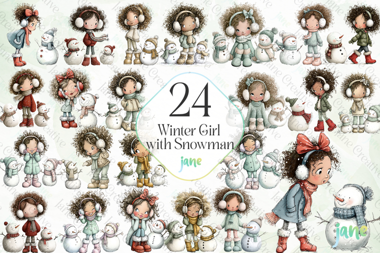 Snowman Illustration Image 8