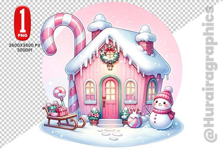 Cute House Clipart Image 15