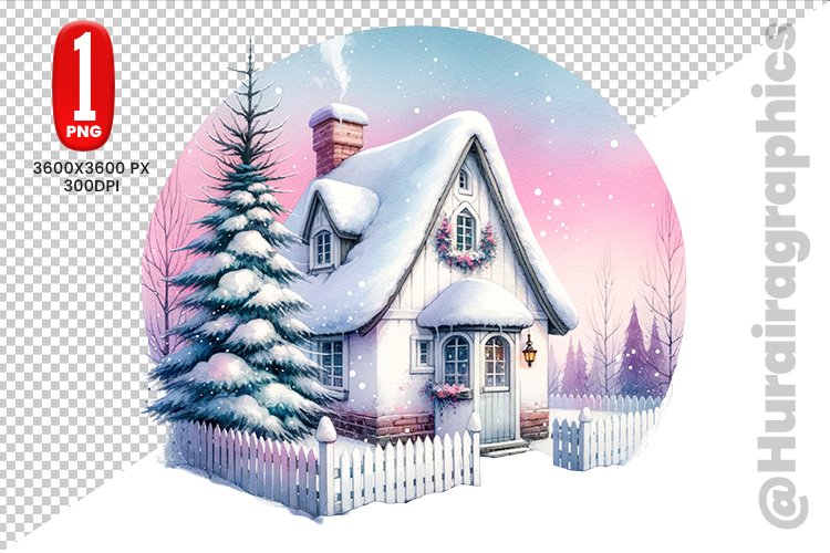 Cute House Clipart Image 14