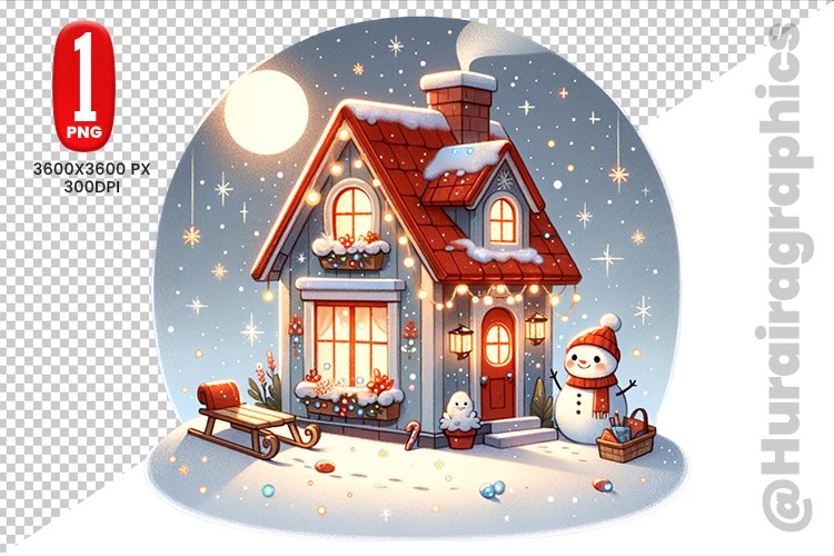 Cute House Clipart Image 22