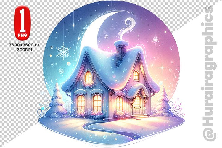 Cute House Clipart Image 24