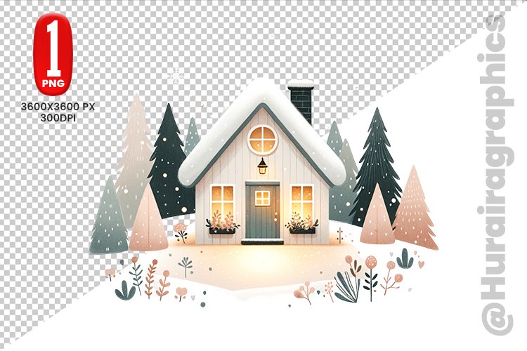 Cute House Clipart Image 2