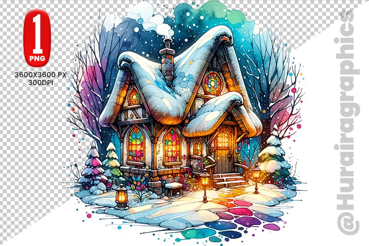 Cute House Clipart Image 23