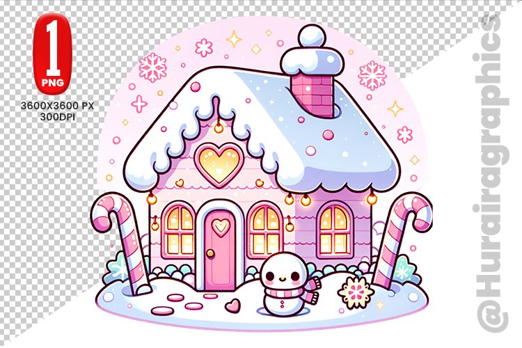 Cute House Clipart Image 16