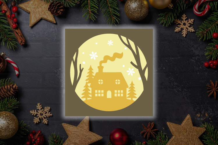 Christmas Scene Clipart Image 9