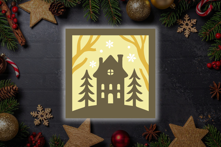 Christmas Scene Clipart Image 10