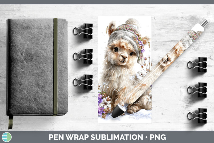 GorgeousWinter Knit Hat Pen Wrap design.