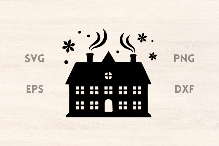 Christmas Hotel SVG Scene