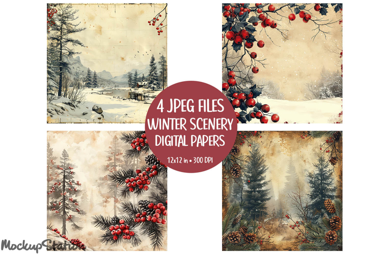 Winter Background Clipart