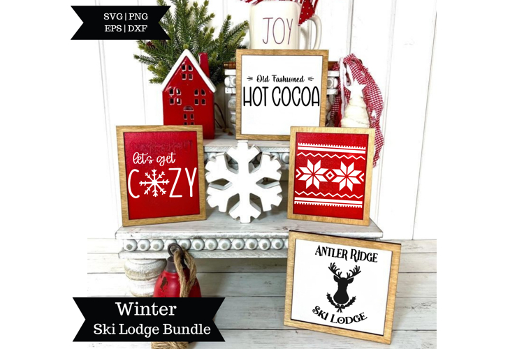 Reindeer SVG | Winter SVG | Snow SVG | Hot Cocoa SVG | Ski