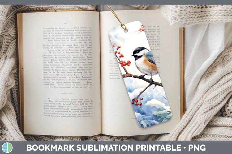 GorgeousWinter Snow Bookmark design.