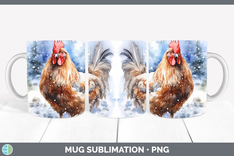 GorgeousWinter Snow Mug Wrap design.
