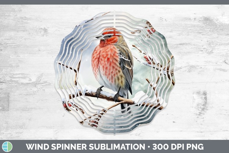 GorgeousWinter Snow Wind Spinner design.