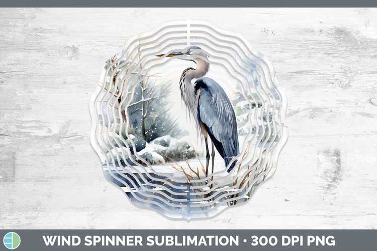 GorgeousWinter Snow Wind Spinner design.