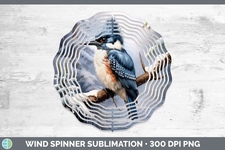 GorgeousWinter Snow Wind Spinner design.