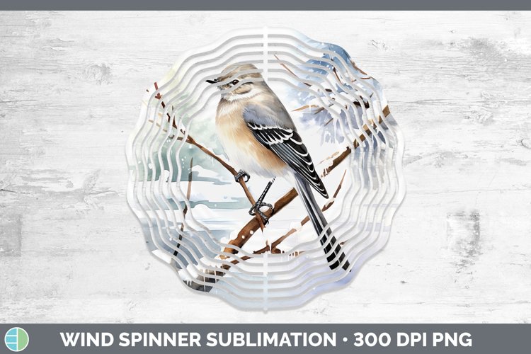 GorgeousWinter Snow Wind Spinner design.