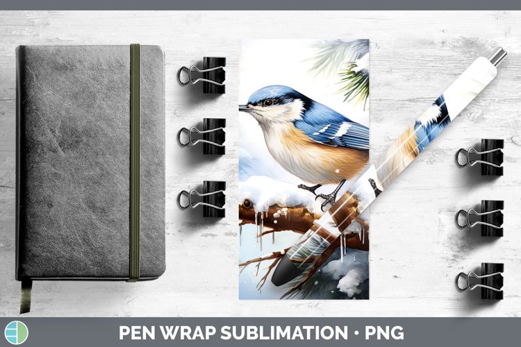 GorgeousWinter Snow Pen Wrap design.