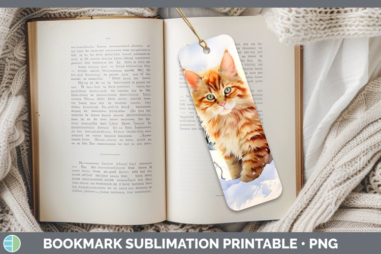 GorgeousWinter Snow Bookmark design.