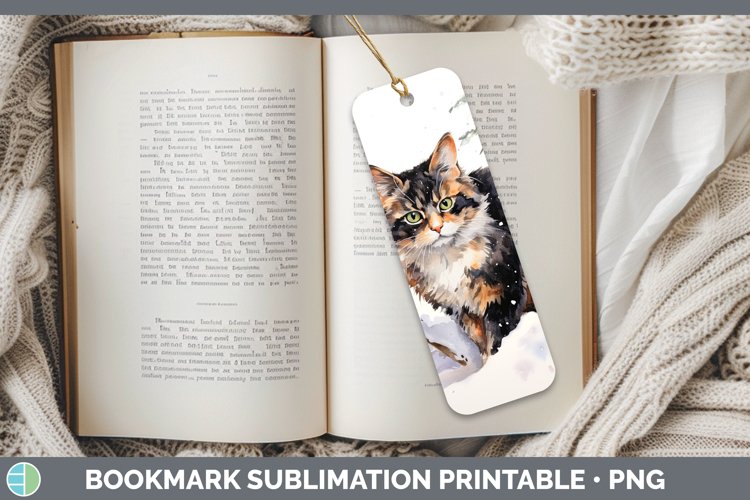 GorgeousWinter Snow Bookmark design.