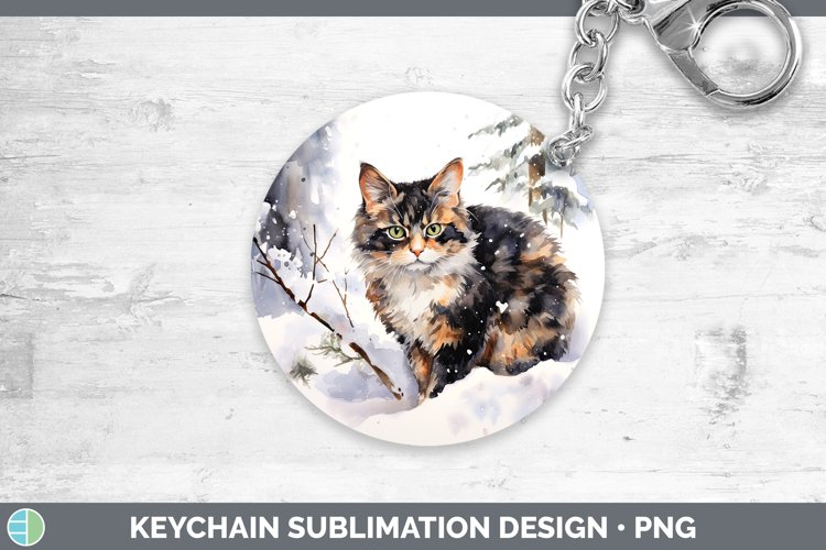 GorgeousWinter Snow Keychain design.