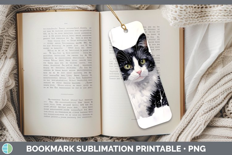 GorgeousWinter Snow Bookmark design.