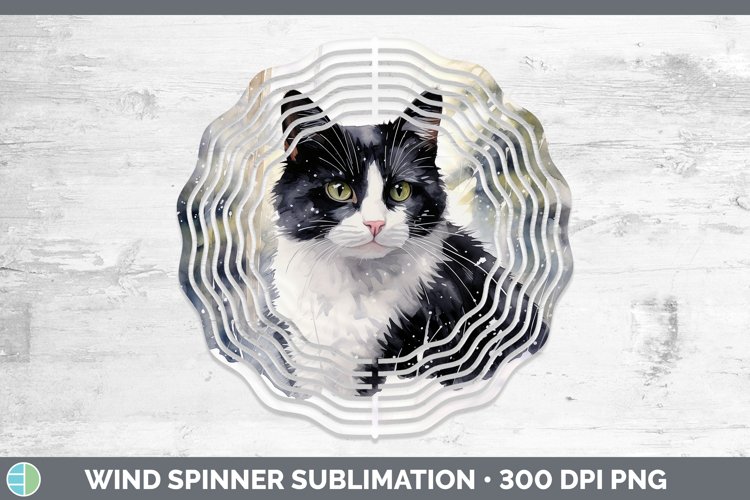 GorgeousWinter Snow Wind Spinner design.