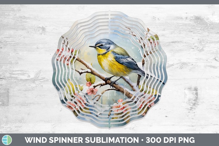 GorgeousWinter Snow Wind Spinner design.