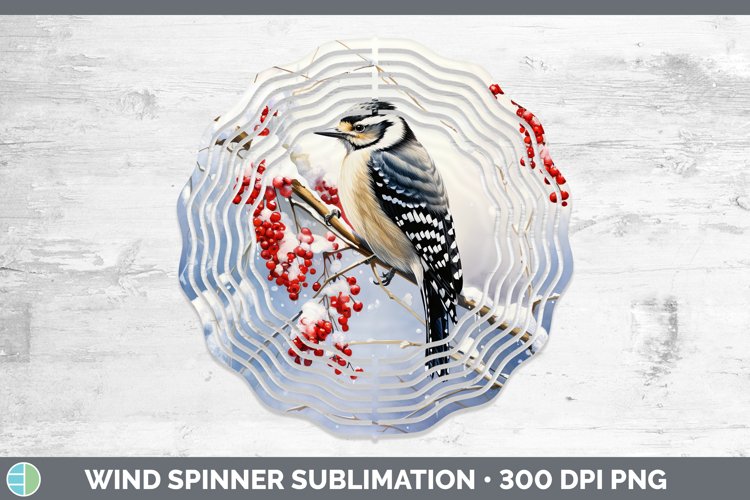 GorgeousWinter Snow Wind Spinner design.